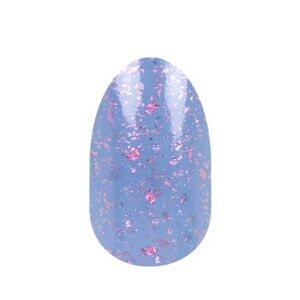 Color Street ANYTHING FROZE Prism FX Periwinkle Pink To Gold Flecks Nail Strips